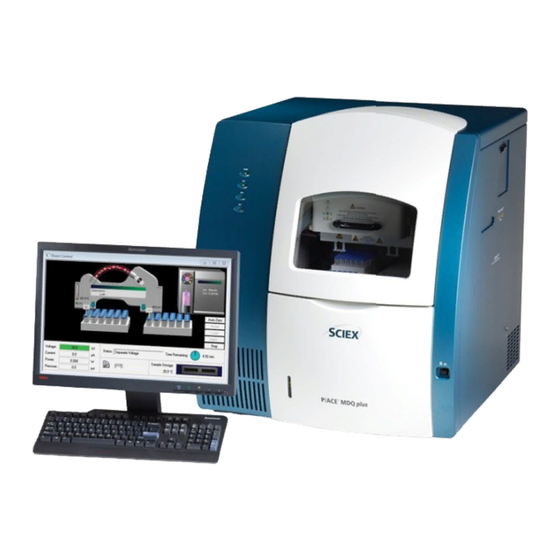 SCIEX P/ACE MDQ Plus System Maintenance Manual