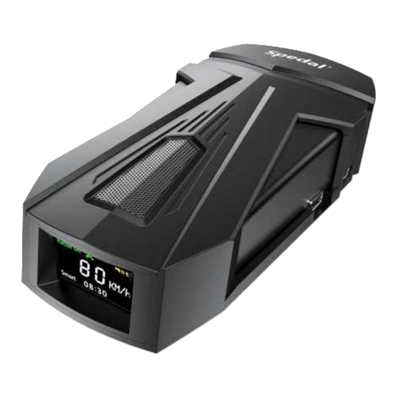 User Manuals: Spedal VP388T Car Radar Detector