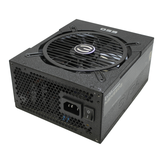 EVGA SuperNOVA 650 G1 Manual