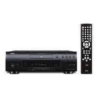 Denon DVD 3800BDCI - Blu-ray Disc DVD/CD Player Operating Instructions Manual