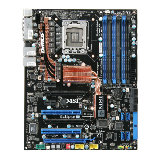 MSI MS-7520 ECLIPSE Series Manuals