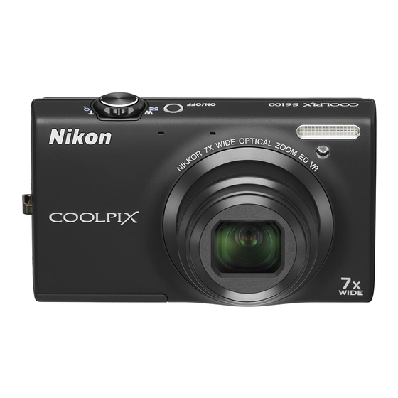 Nikon Coolpix S6100 User Manual