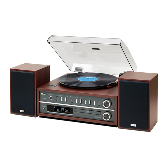 Teac MC-D800 Owner's Manual