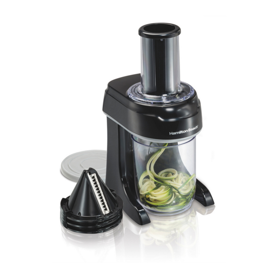 Hamilton Beach 70930 Manual
