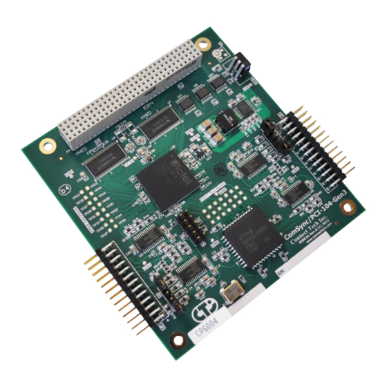 Connect Tech CPG004 User Manual