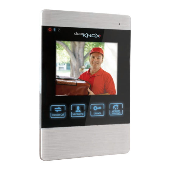 Door Knox VDP102 Manual
