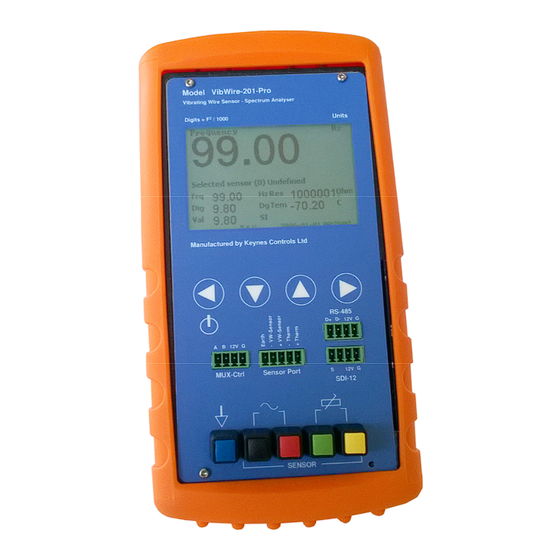 Keynes Controls VibWire-201-Pro Manuals