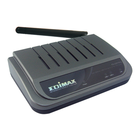 Edimax PS-2207SUg Compatibility Listing