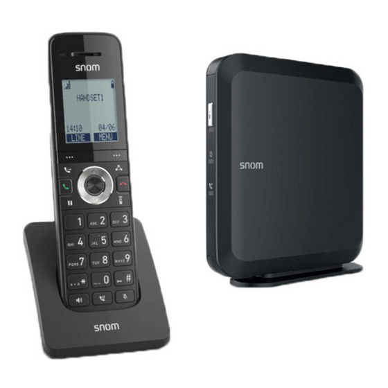 Snom M215 SC Bundle Quick Installation Manual