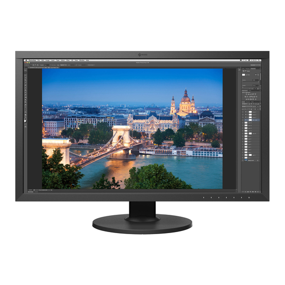 Eizo ColorEdge CS2731 User Manual & Setup Manual