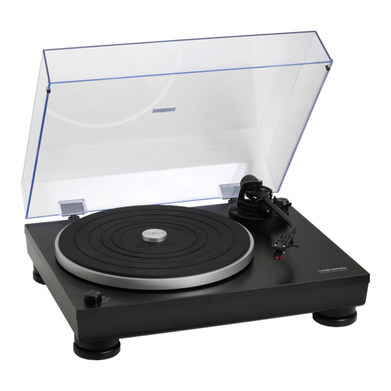 Audio Technica AT-LP5X - Direct Drive Turntable Manual