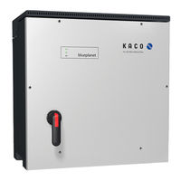 Kaco blueplanet 165 TL3 Quick Manual