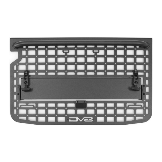 DV8 OFFROAD MPBR-02 Installation Manual