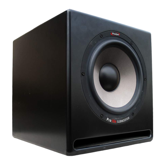 Prodipe Pro10s User Manual