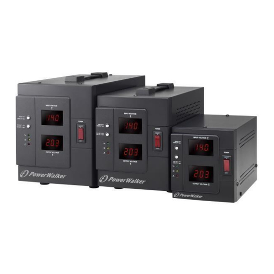 PowerWalker AVR 1500/SIV Quick Start Manual