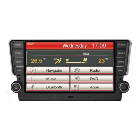 Phonocar Golf VII Instruction Manual