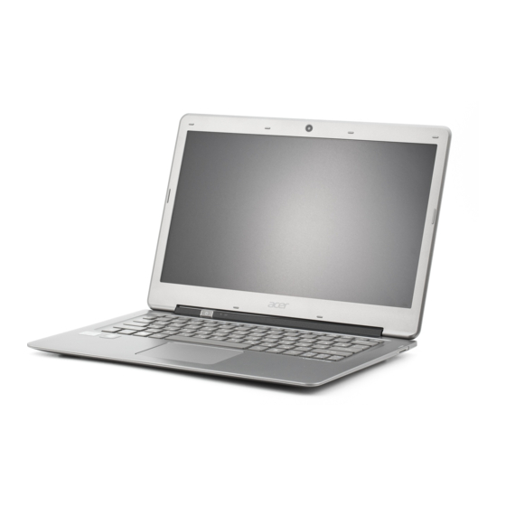 Acer Aspire S3 MS2346 Manuals