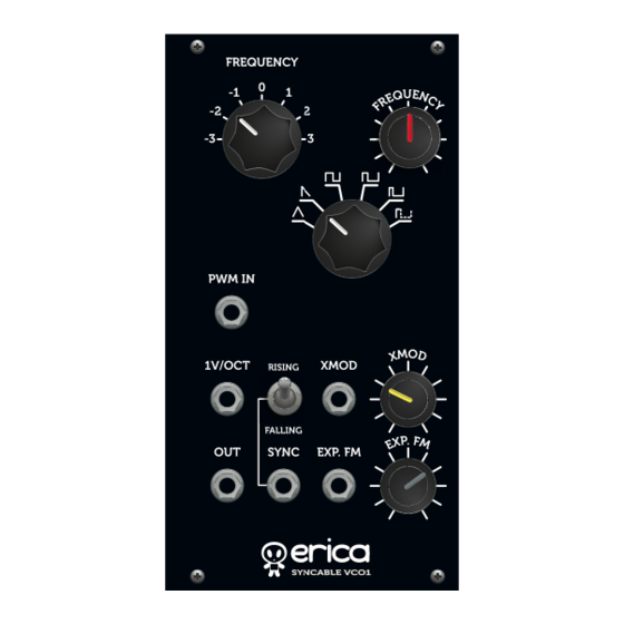 Erica Synths SUPER-SYNCABLE VCO Manual On Assembly