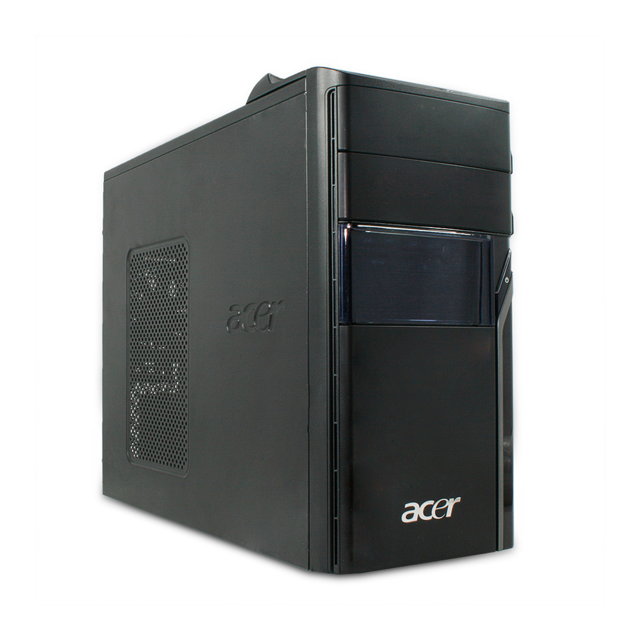 Acer Aspire M3710 Manuals