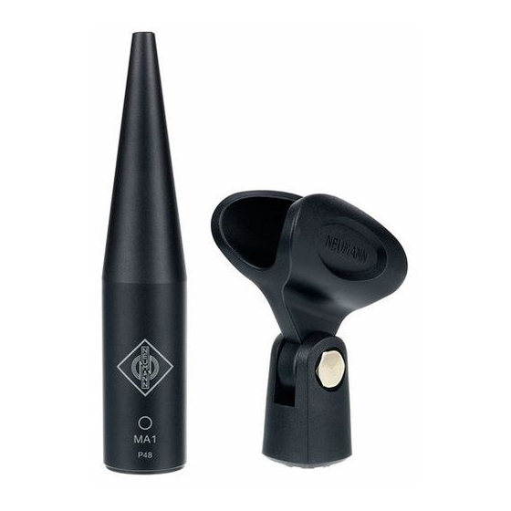 Neumann.Berlin MA 1 Instruction Manual