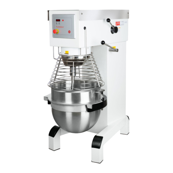 Varimixer V80 Operating Instructions Manual