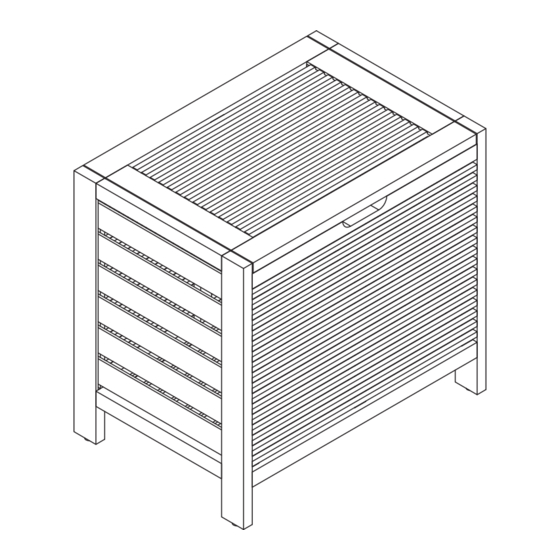 Linon 980214NAT01U Assembly Instructions Manual