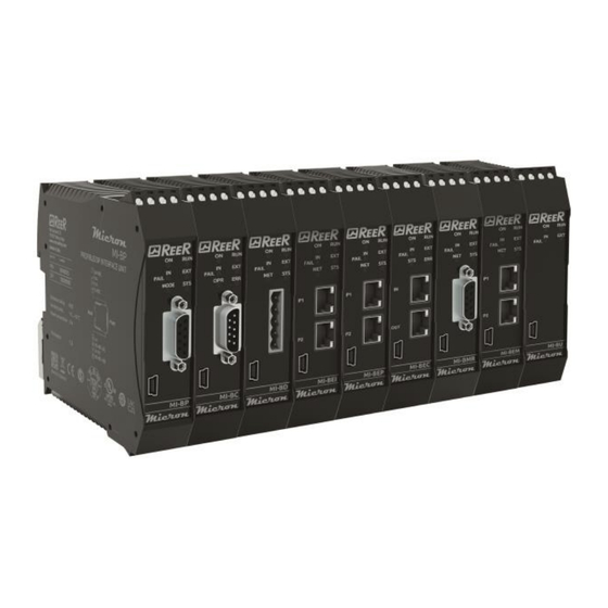 Reer Micron MI-BUS Quick Start Manual