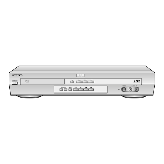 Samsung DVD-H40E User Manual