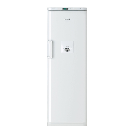 Brandt Fridge Operating And Installation Instructions