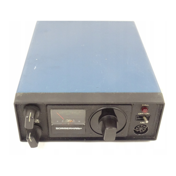 Sommerkamp TS-712 Instruction Manual