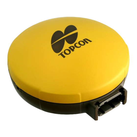 Topcon SGR-1 Quick Setup Manual