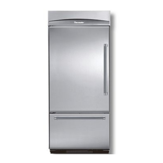 Thermador KBULT3655E Use And Care Manual