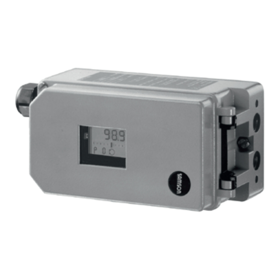 Samson 3730-1 Mounting And Operating Instructions