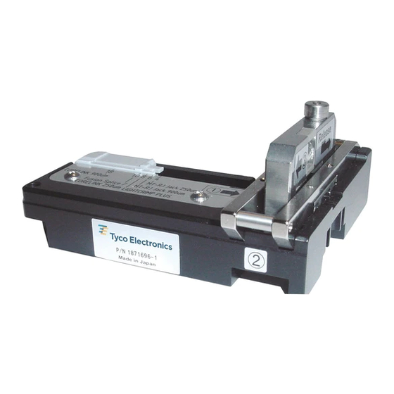Tyco Electronics LightCrimp Plus LC Instruction Sheet