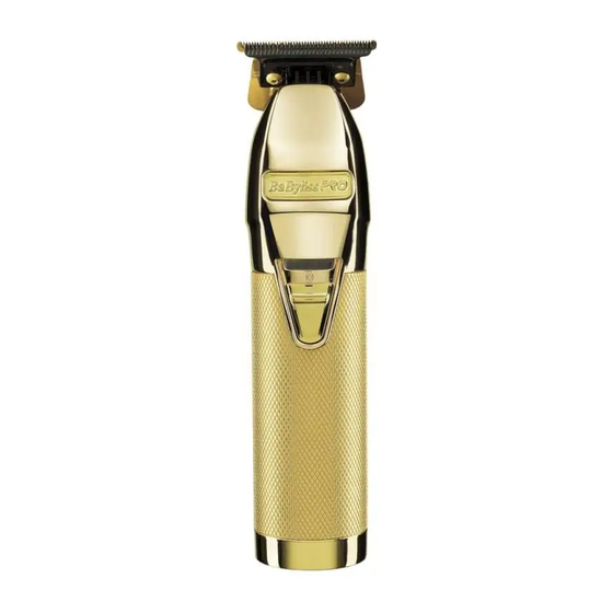 BaByliss PRO 4rtists SkeletonFX FX7870GE Quick Manual