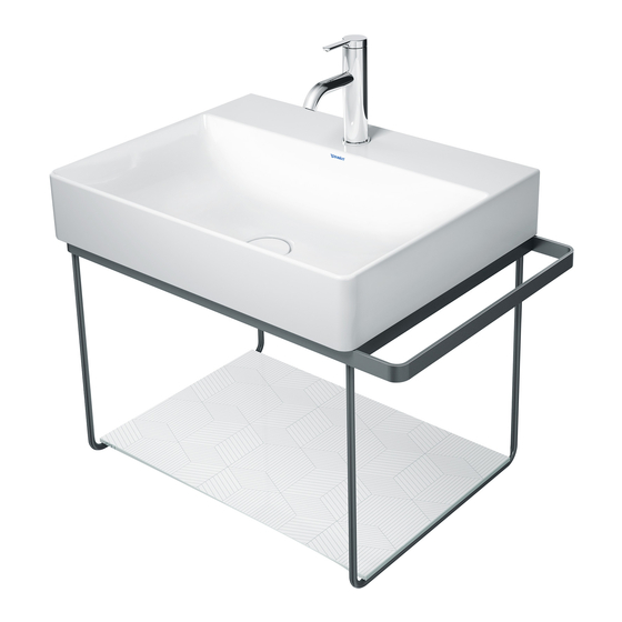 DURAVIT DuraSquare 0031024600 Mounting Instructions