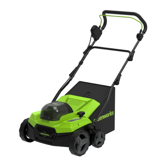 GreenWorks GD40SC38II Operator's Manual