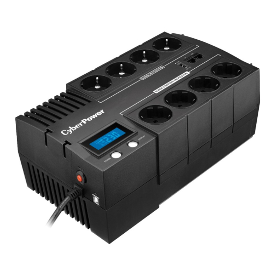 Cyber Power BR1200ELCD Quick Start Manual