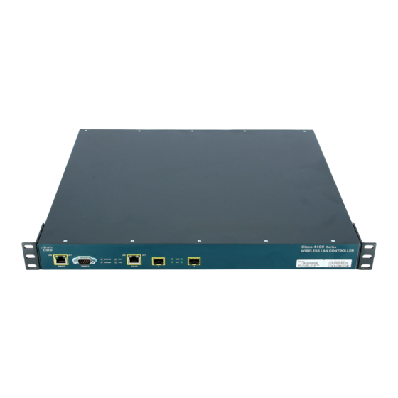 Cisco 4402 - Wireless LAN Controller Using Manual