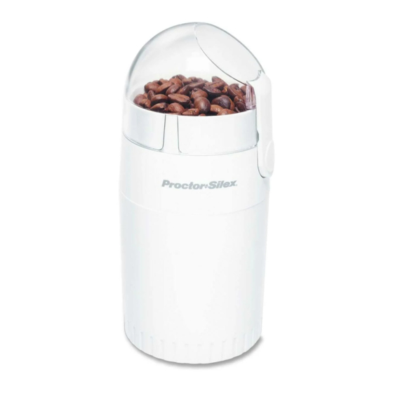 Hamilton Beach E160B - Proctor Coffee Grinder WHT 15 Cup Read Before Use