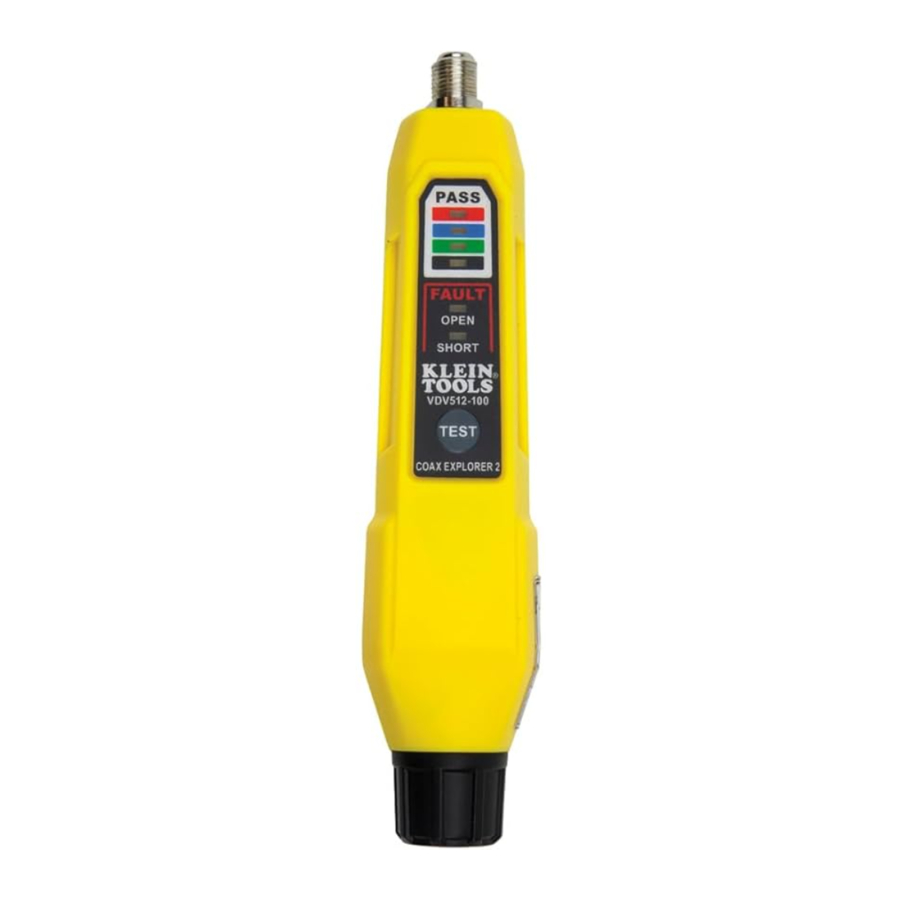 Klein Tools Coax Explorer 2 Manual