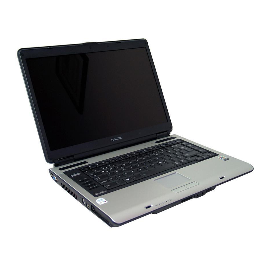 Toshiba Satellite A105 Series Maintenance Manual