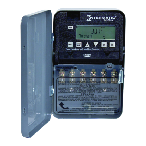 Intermatic ET1100 Series Installation And User Instructions