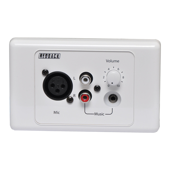 Redback A 4928 Operating Manual
