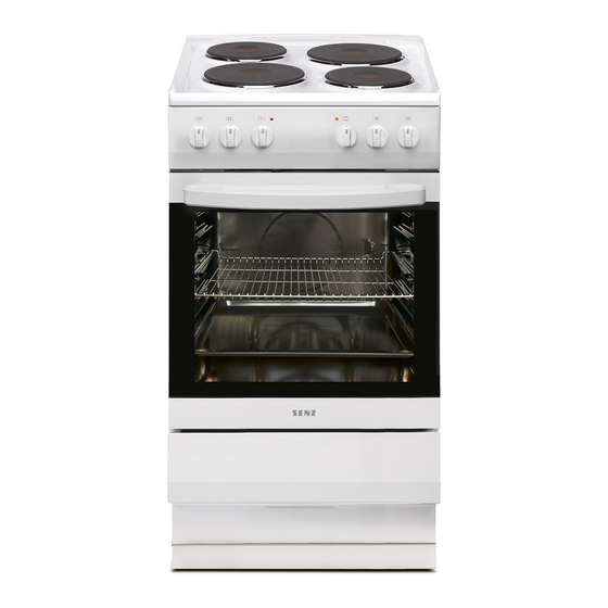 SENZ SCIS50W19 Stove Cooker Manuals
