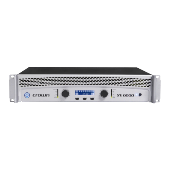 Crown XTi 6000 Brochure