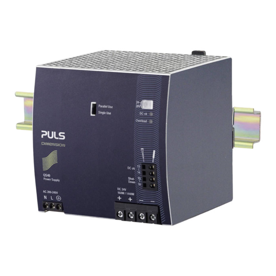 Puls QS40 Series Instruction Manual