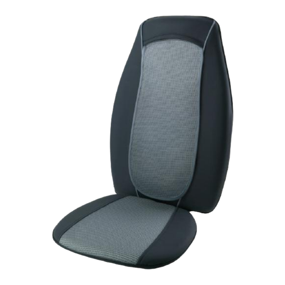 HoMedics Shiatsu+ SBM-300H Instruction Manual And Warranty