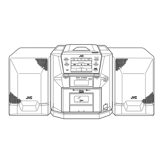 JVC DX-E55EV Mini Component System Manuals