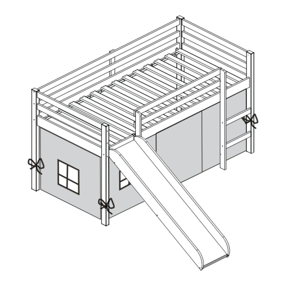 Donco Trading 750 TENT BED Assembly Instructions Manual